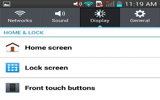 How To Customize Display Settings - LG G2