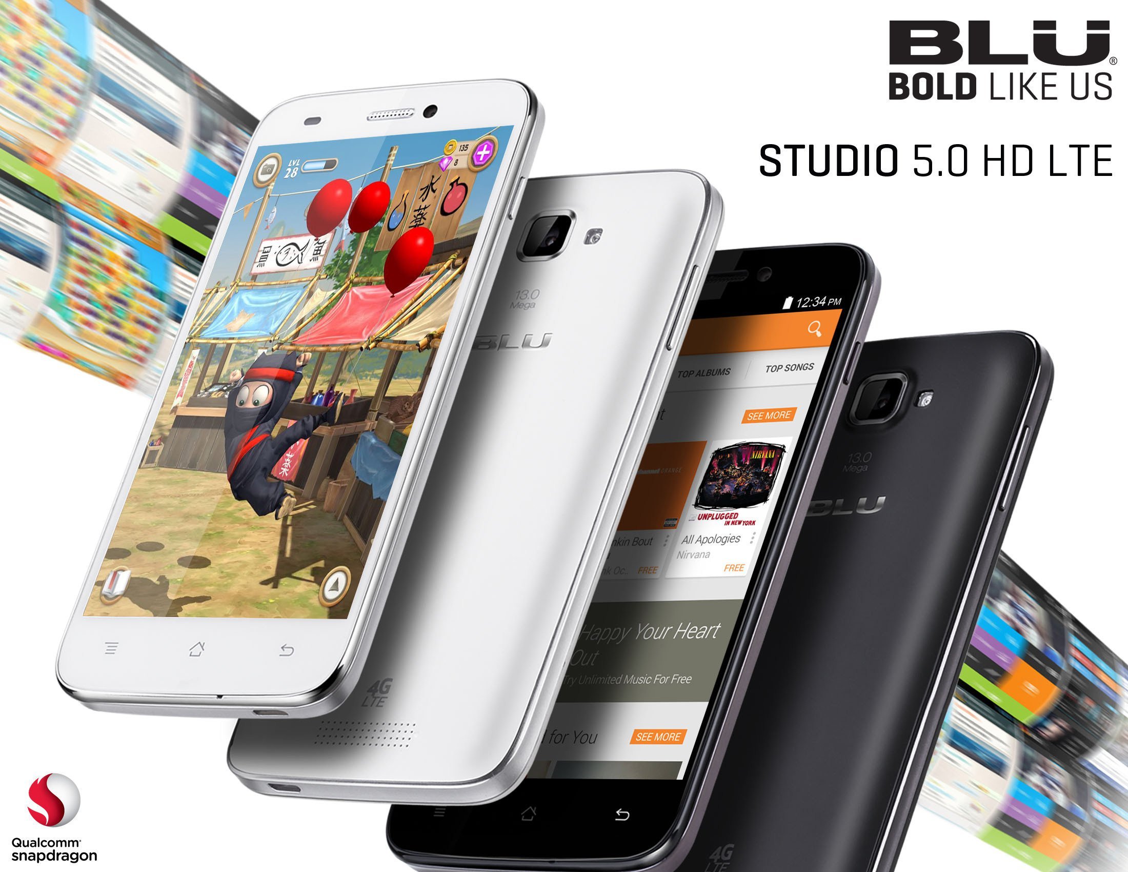 BLU Released Trio Of Studio Smartphones With LTE