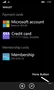 Windows Phone 8 - Wallet Card Screen