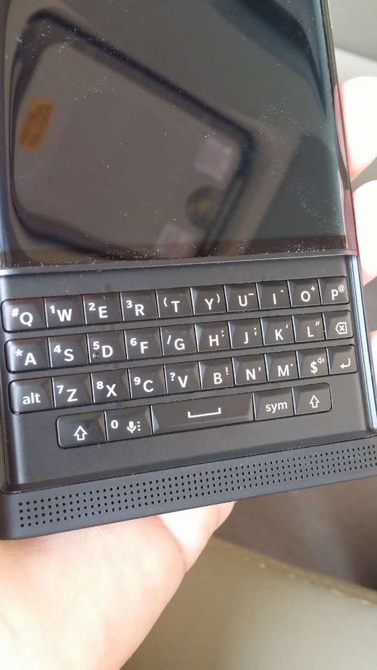 BlackBerry Venice - Keyboard