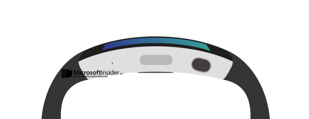 Microsoft Band 2 - Leaked Image Showing Curved Design & Metal Finish
