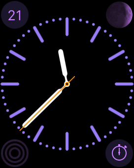 Apple Watch - Watch Face With Stopwatch