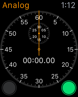 Apple Watch - Analog Stopwatch