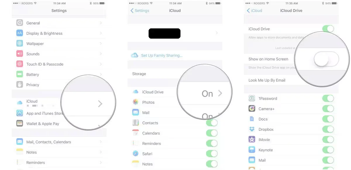 Steps To Enable iCloud Drive App