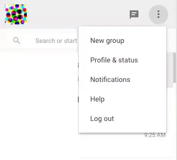 WhatsApp Web - Menu