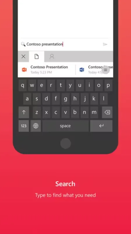 Microsoft Hub Keyboard - Search