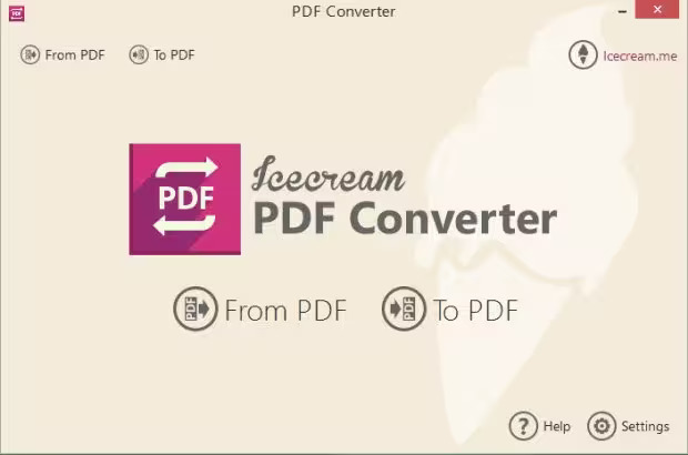 Icecream PDF Converter