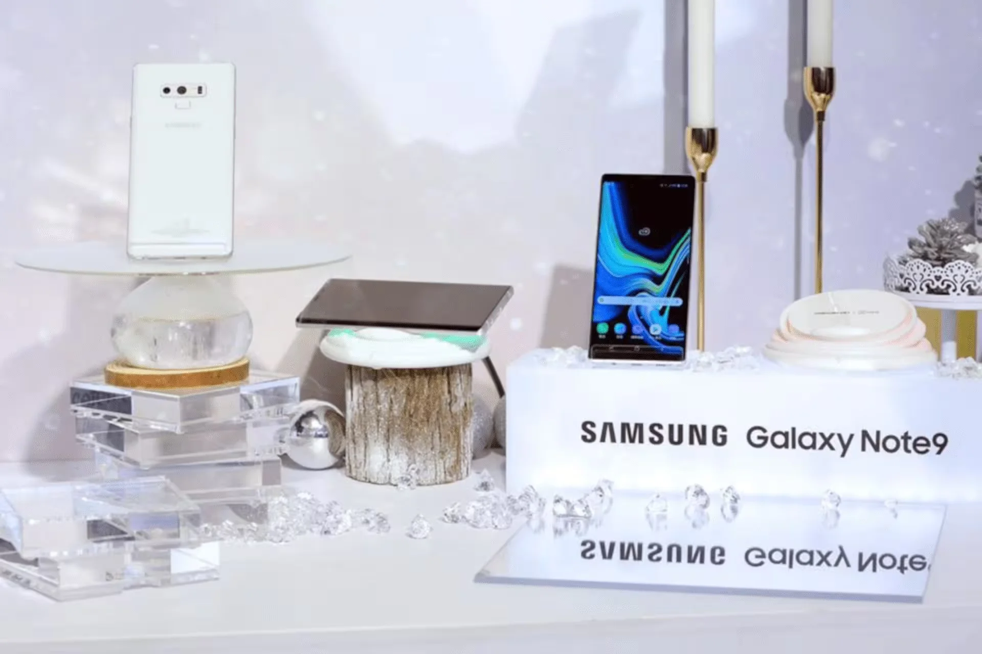 White Samsung Galaxy Note 9