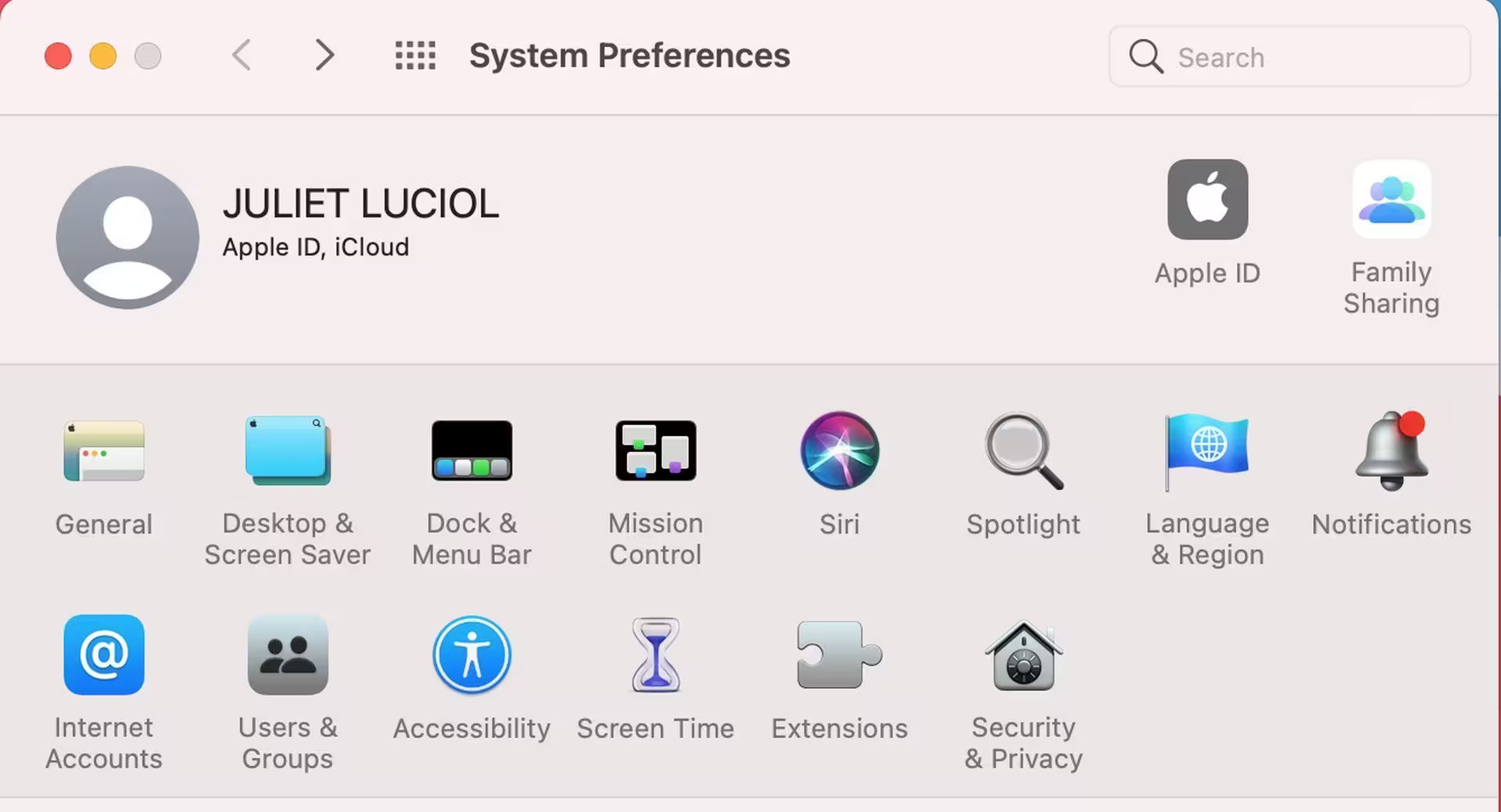 System Preferences