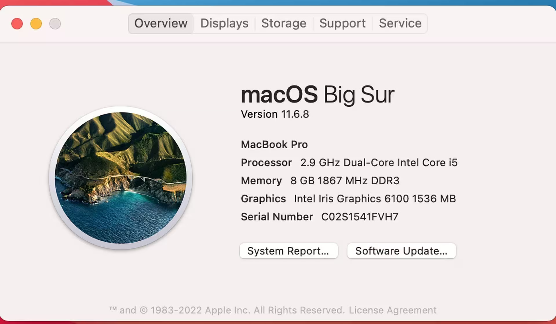 About this Mac